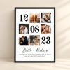 Affiche personnalisée couple