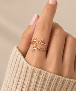 Bague couple personnalisé