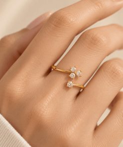 Bague de promesse couple